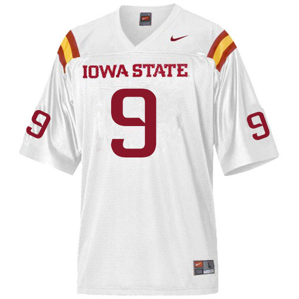 Iowa State Cyclones Men's #9 Will McDonald IV Nike NCAA Authentic White College Stitched Football Jersey DV42F62PU